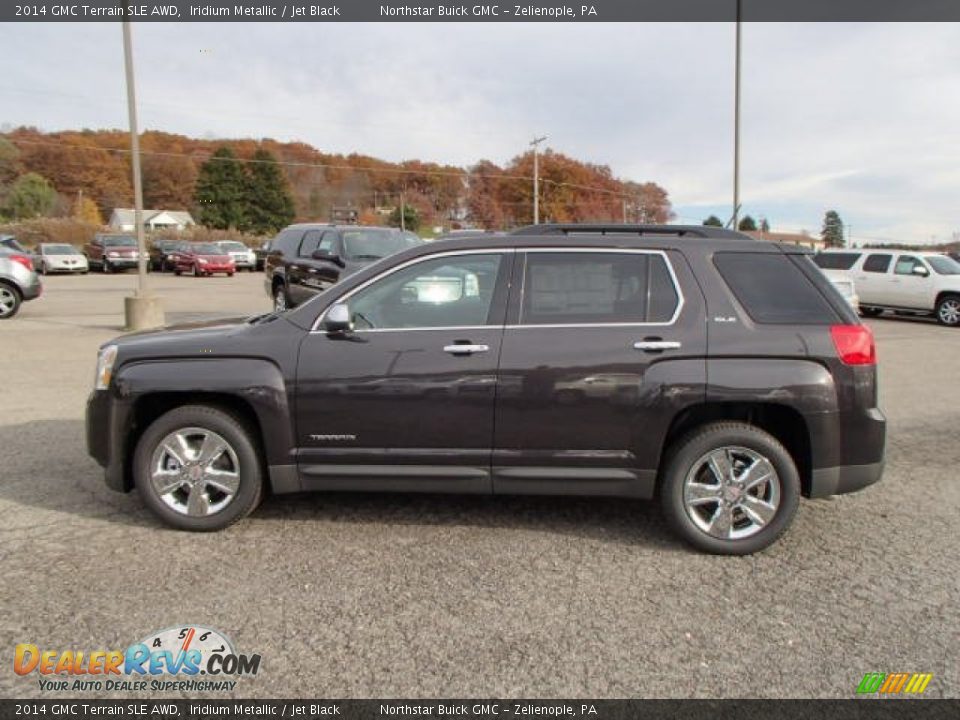 2014 GMC Terrain SLE AWD Iridium Metallic / Jet Black Photo #8