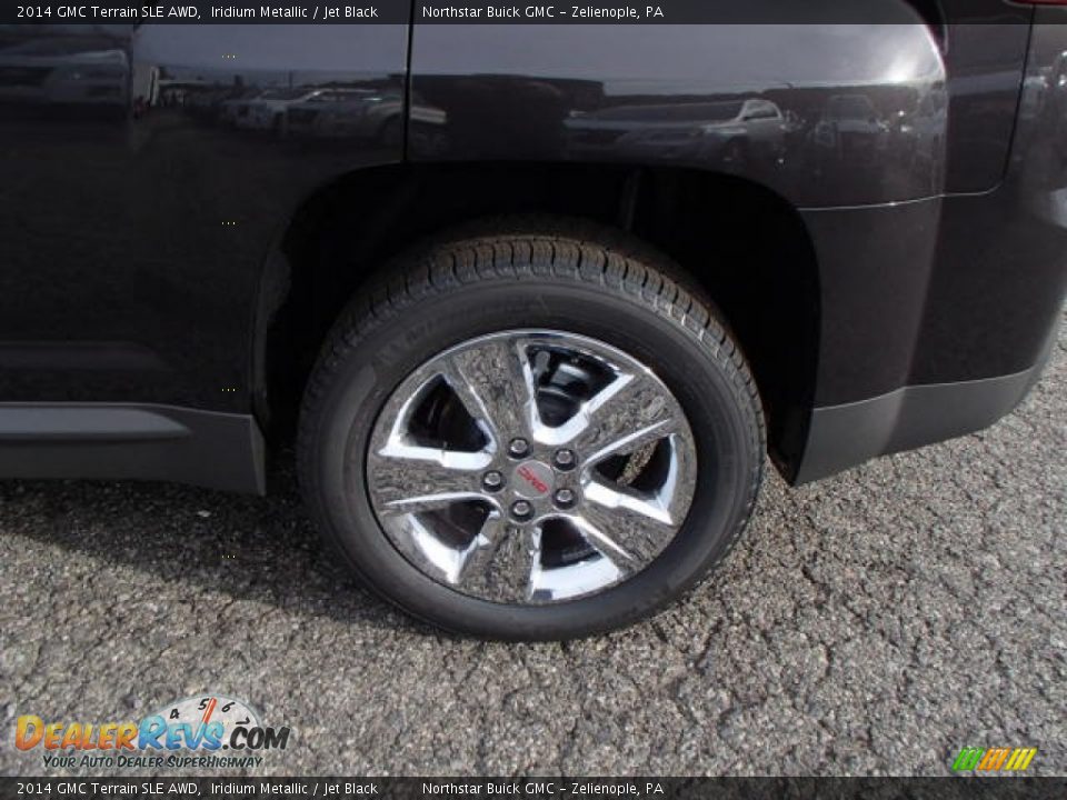 2014 GMC Terrain SLE AWD Iridium Metallic / Jet Black Photo #9