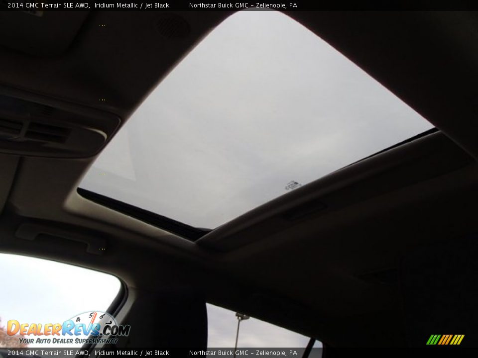 2014 GMC Terrain SLE AWD Iridium Metallic / Jet Black Photo #14