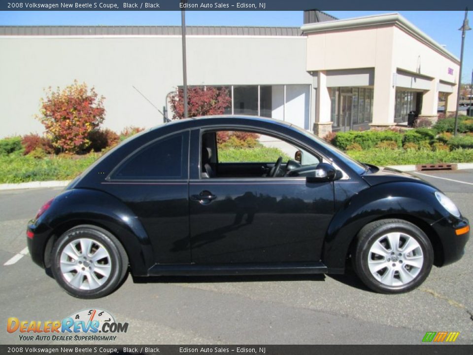 2008 Volkswagen New Beetle S Coupe Black / Black Photo #9