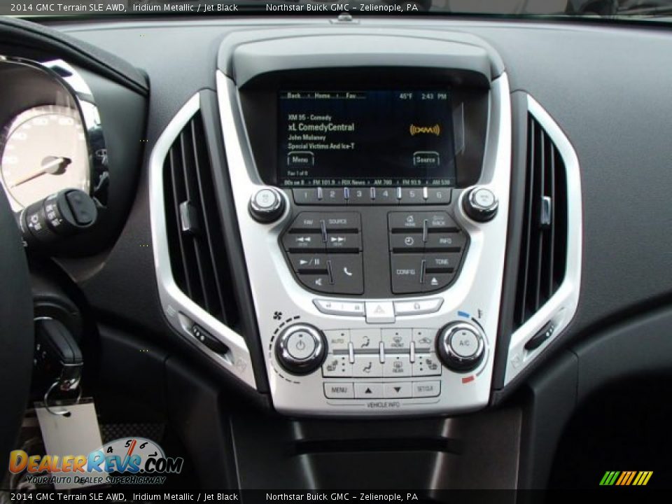 2014 GMC Terrain SLE AWD Iridium Metallic / Jet Black Photo #15