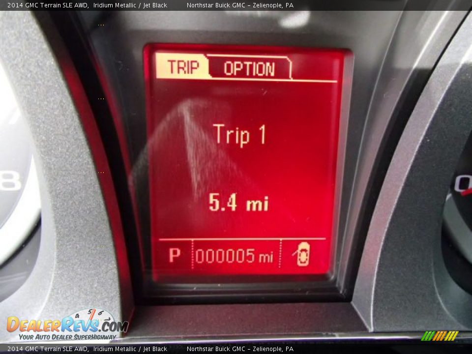 2014 GMC Terrain SLE AWD Iridium Metallic / Jet Black Photo #19