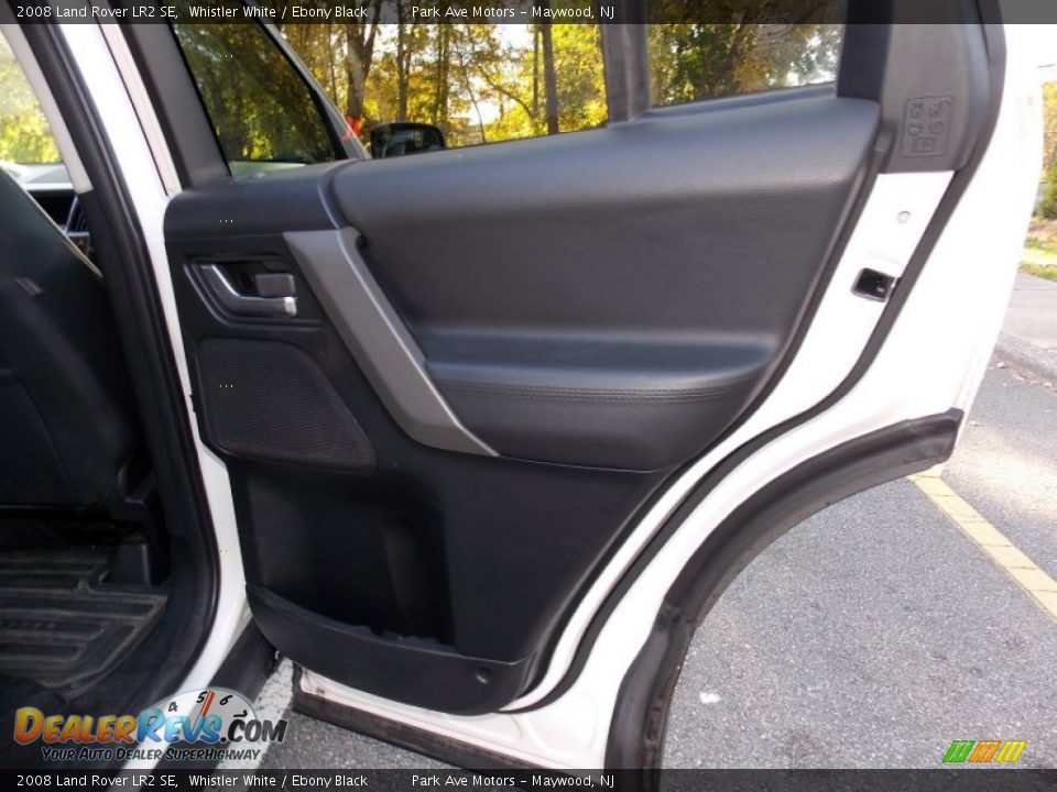2008 Land Rover LR2 SE Whistler White / Ebony Black Photo #21
