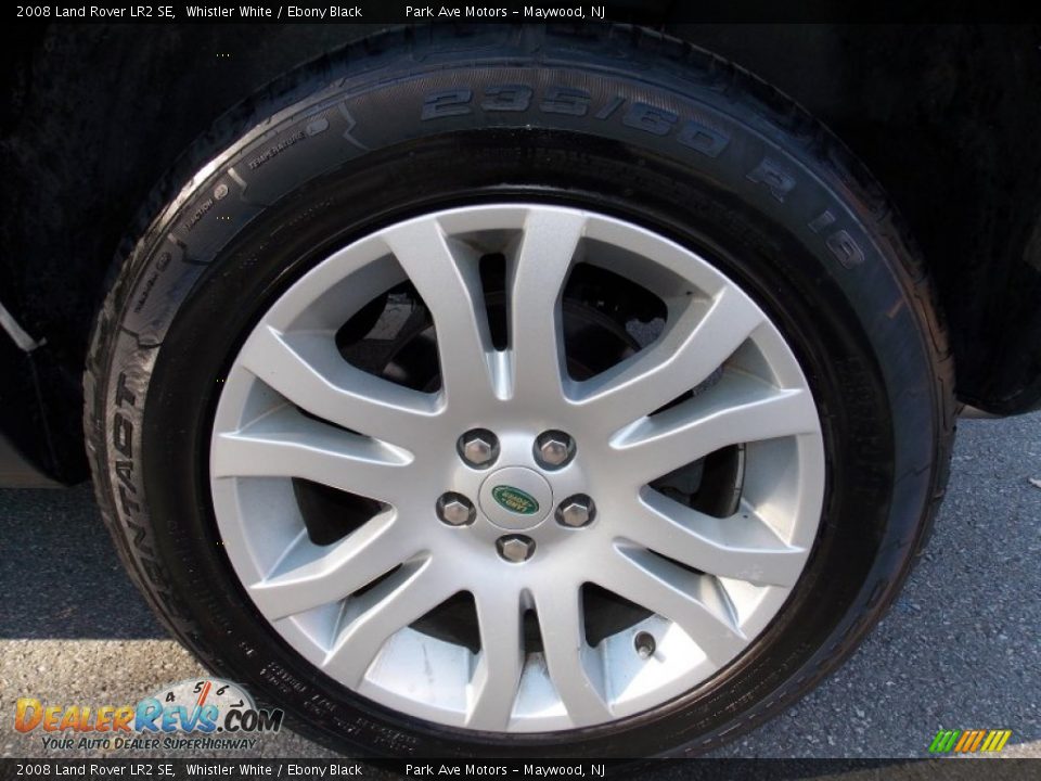 2008 Land Rover LR2 SE Whistler White / Ebony Black Photo #26