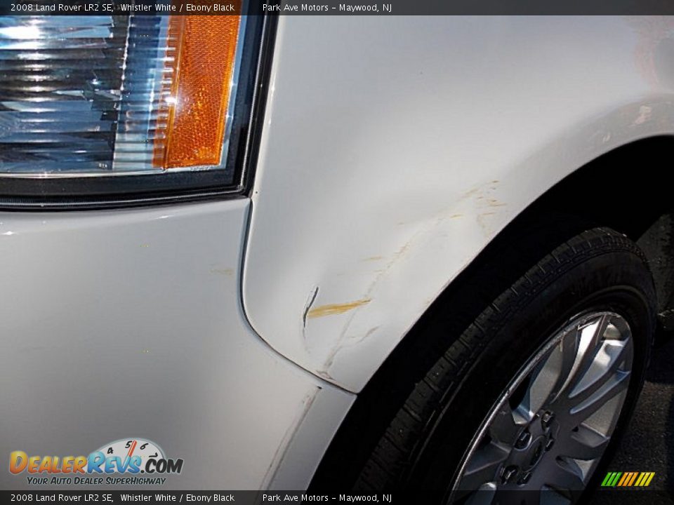 2008 Land Rover LR2 SE Whistler White / Ebony Black Photo #28