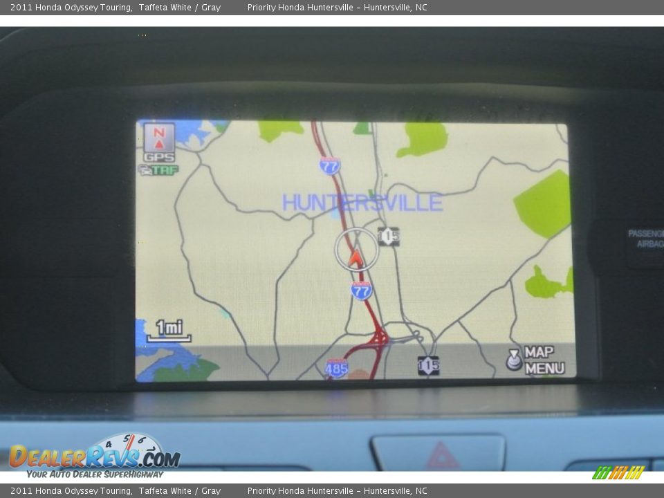 2011 Honda Odyssey Touring Taffeta White / Gray Photo #17