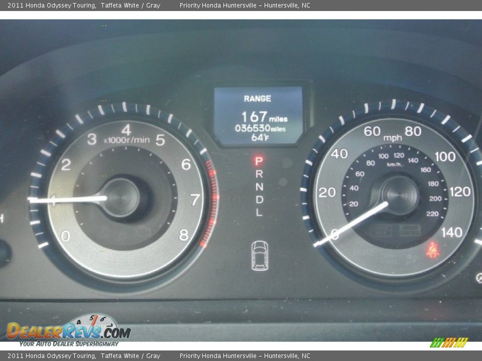 2011 Honda Odyssey Touring Taffeta White / Gray Photo #20