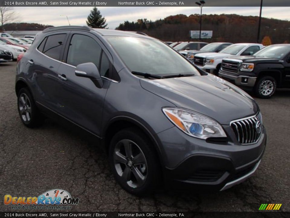 2014 Buick Encore AWD Satin Steel Gray Metallic / Ebony Photo #3