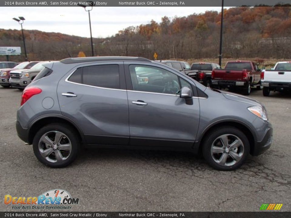 2014 Buick Encore AWD Satin Steel Gray Metallic / Ebony Photo #4