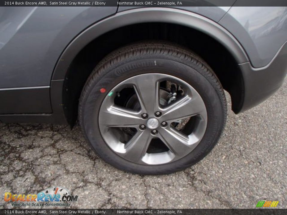 2014 Buick Encore AWD Satin Steel Gray Metallic / Ebony Photo #9