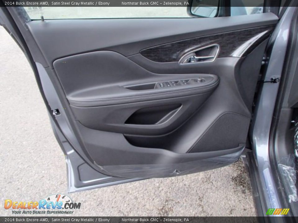 2014 Buick Encore AWD Satin Steel Gray Metallic / Ebony Photo #11