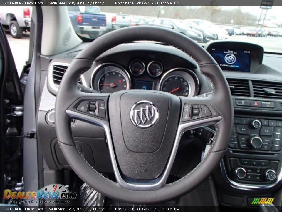 2014 Buick Encore AWD Satin Steel Gray Metallic / Ebony Photo #18