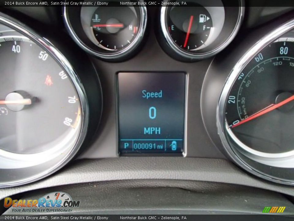 2014 Buick Encore AWD Satin Steel Gray Metallic / Ebony Photo #19