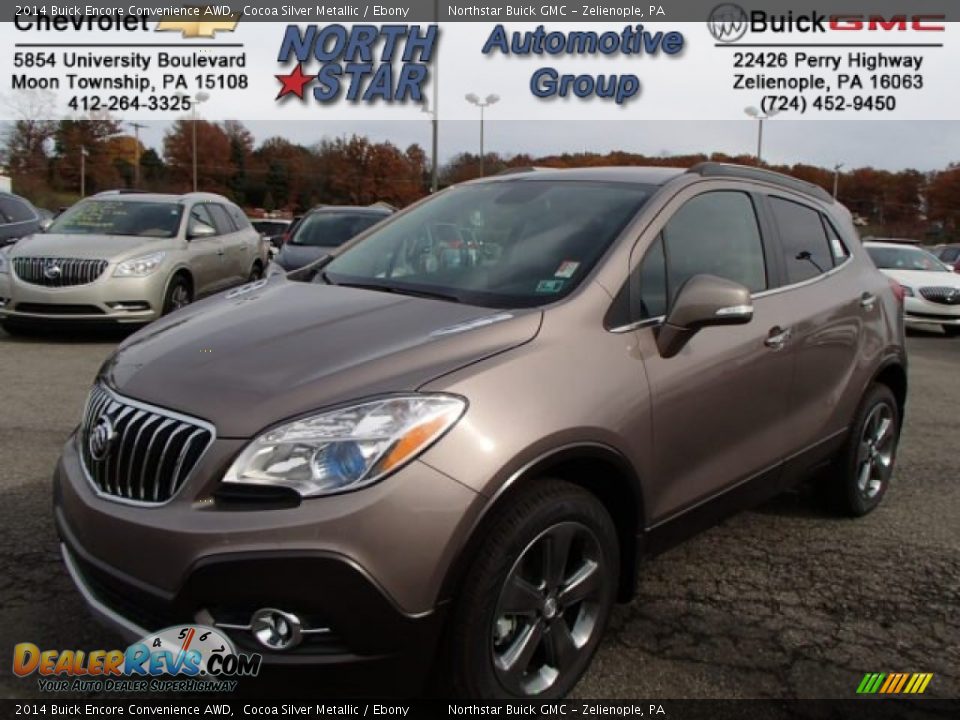 2014 Buick Encore Convenience AWD Cocoa Silver Metallic / Ebony Photo #1