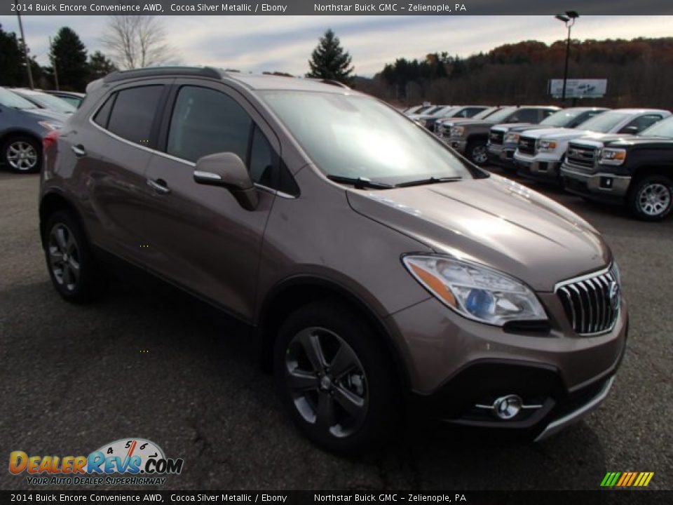 2014 Buick Encore Convenience AWD Cocoa Silver Metallic / Ebony Photo #3