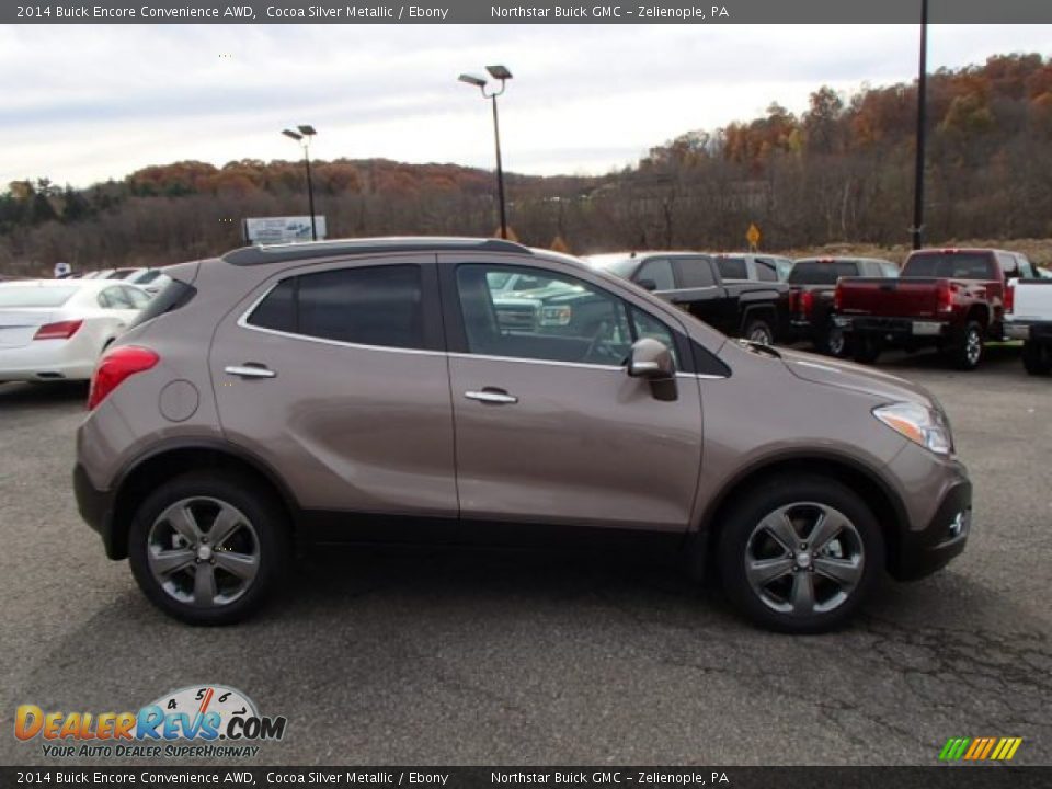 2014 Buick Encore Convenience AWD Cocoa Silver Metallic / Ebony Photo #4