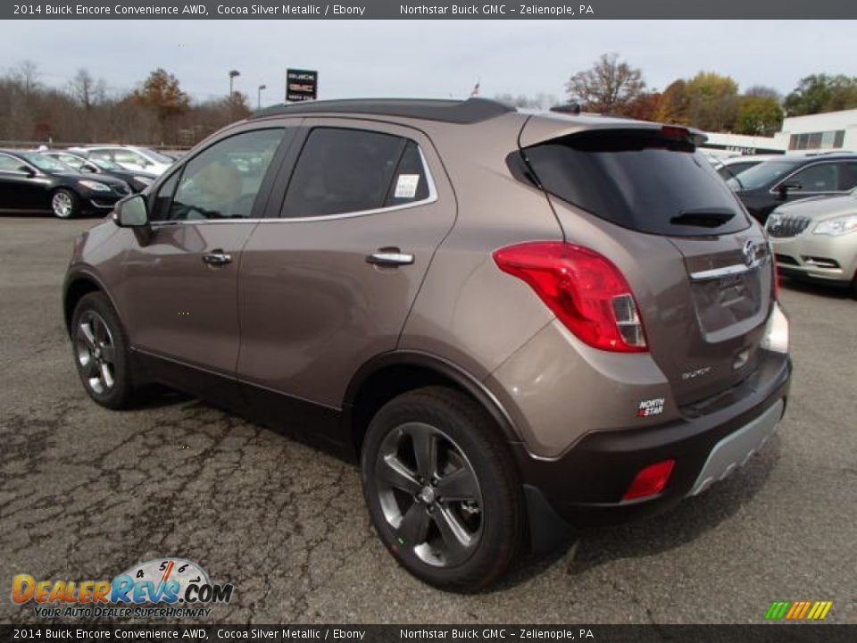 2014 Buick Encore Convenience AWD Cocoa Silver Metallic / Ebony Photo #7