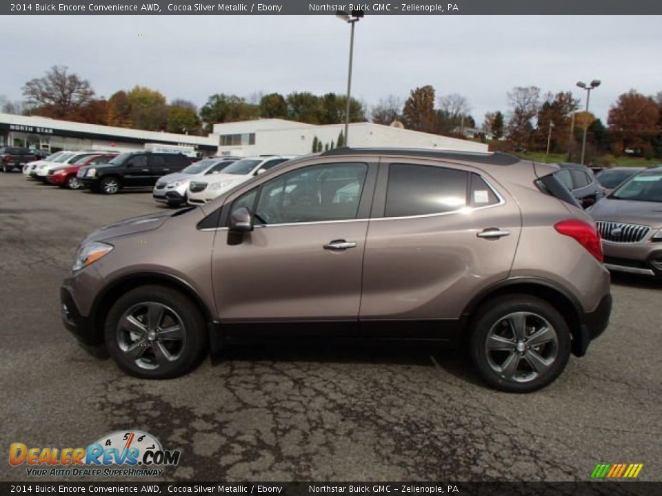 2014 Buick Encore Convenience AWD Cocoa Silver Metallic / Ebony Photo #8