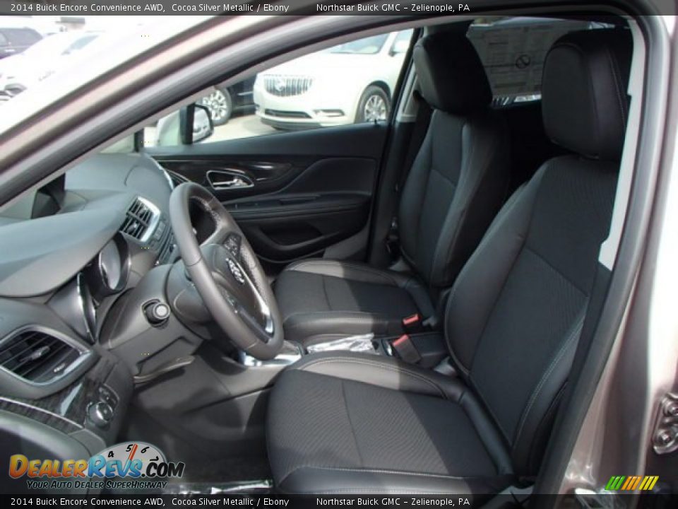 2014 Buick Encore Convenience AWD Cocoa Silver Metallic / Ebony Photo #10