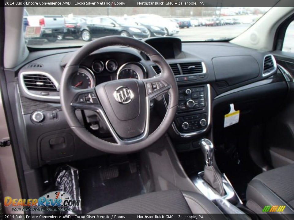 2014 Buick Encore Convenience AWD Cocoa Silver Metallic / Ebony Photo #12