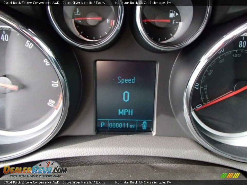 2014 Buick Encore Convenience AWD Cocoa Silver Metallic / Ebony Photo #19
