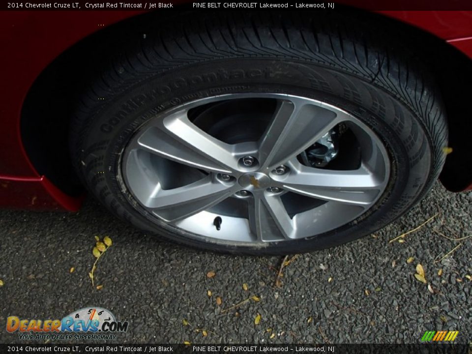 2014 Chevrolet Cruze LT Crystal Red Tintcoat / Jet Black Photo #7