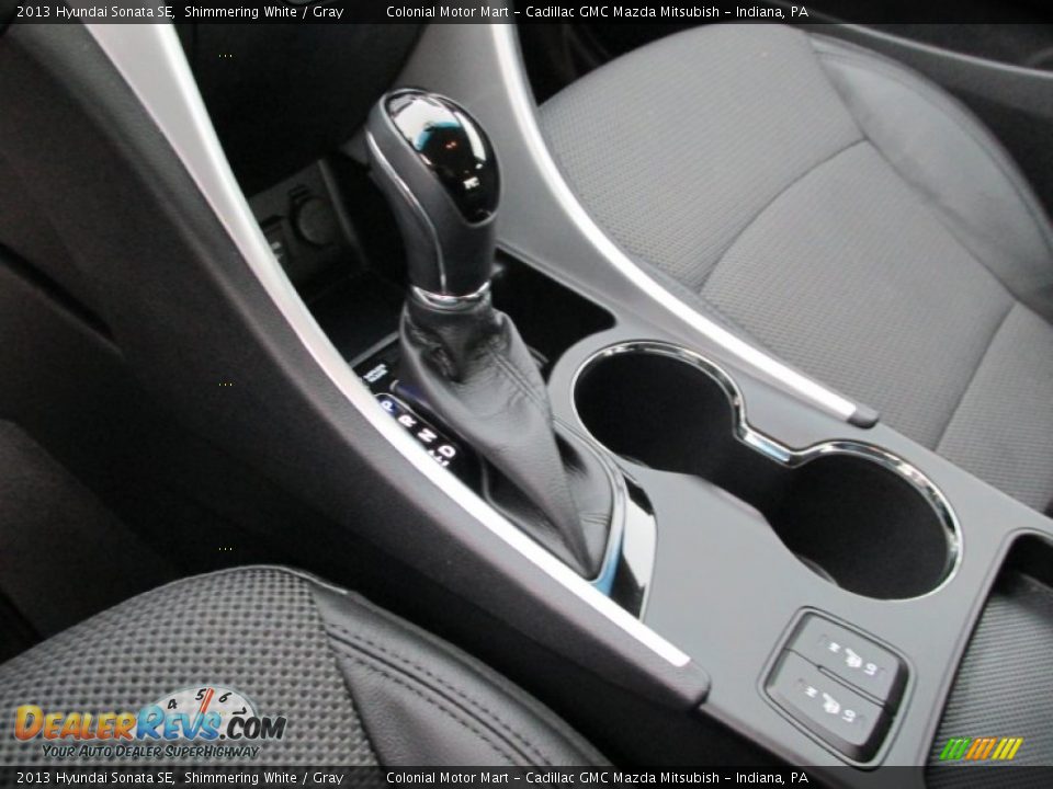 2013 Hyundai Sonata SE Shimmering White / Gray Photo #16
