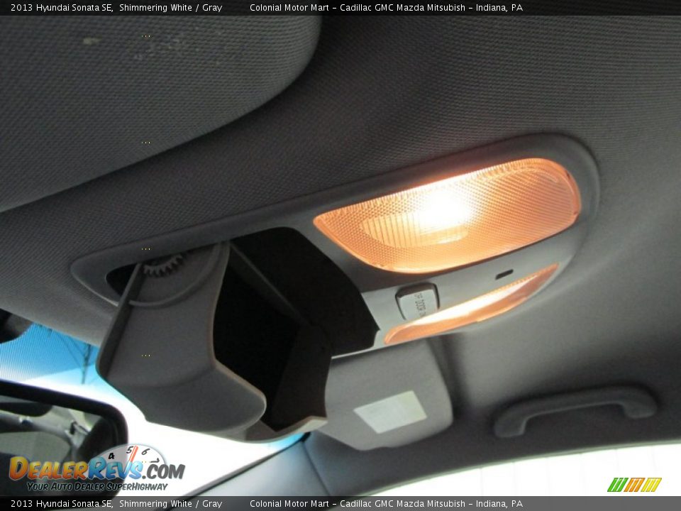 2013 Hyundai Sonata SE Shimmering White / Gray Photo #18