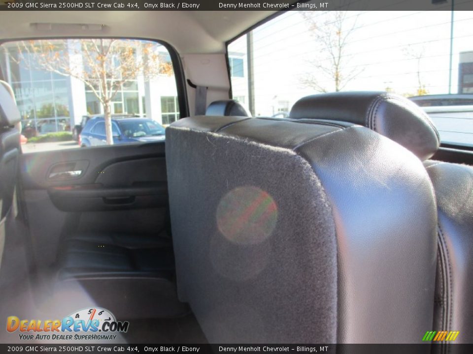 2009 GMC Sierra 2500HD SLT Crew Cab 4x4 Onyx Black / Ebony Photo #9