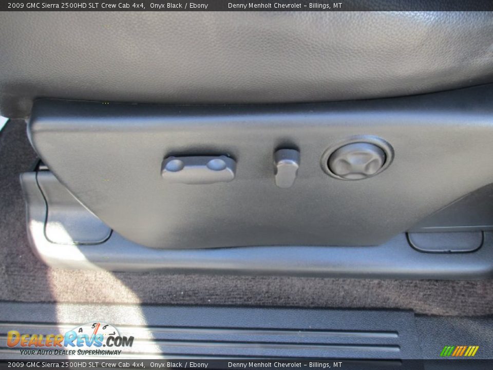 2009 GMC Sierra 2500HD SLT Crew Cab 4x4 Onyx Black / Ebony Photo #13