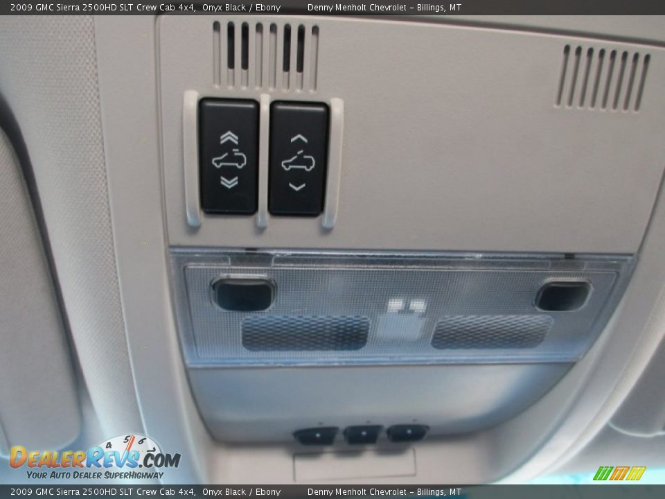 2009 GMC Sierra 2500HD SLT Crew Cab 4x4 Onyx Black / Ebony Photo #18