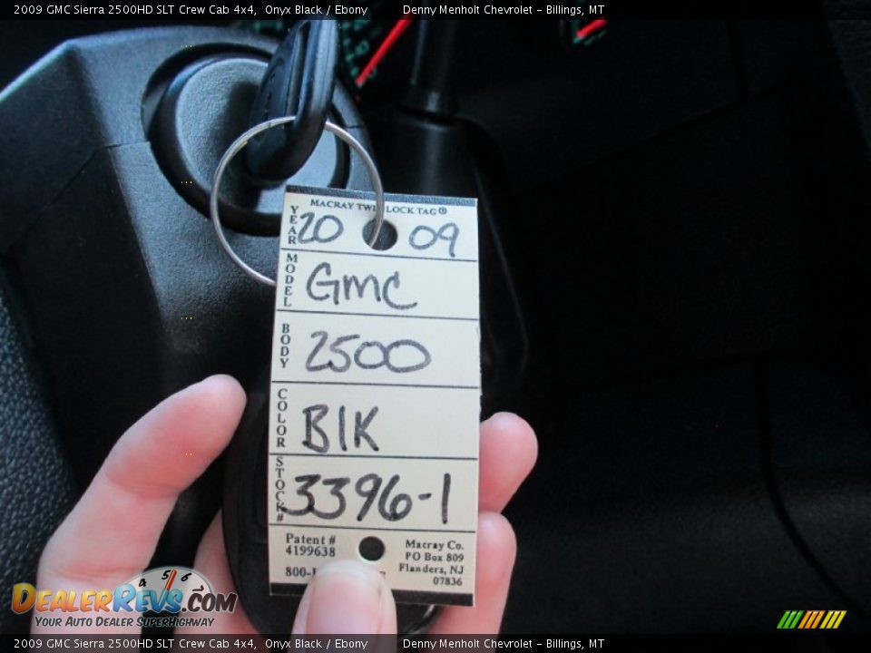 2009 GMC Sierra 2500HD SLT Crew Cab 4x4 Onyx Black / Ebony Photo #19