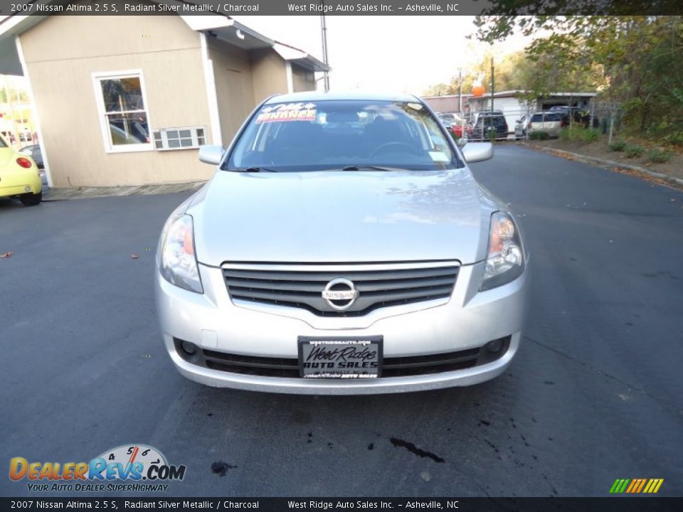 2007 Nissan Altima 2.5 S Radiant Silver Metallic / Charcoal Photo #12