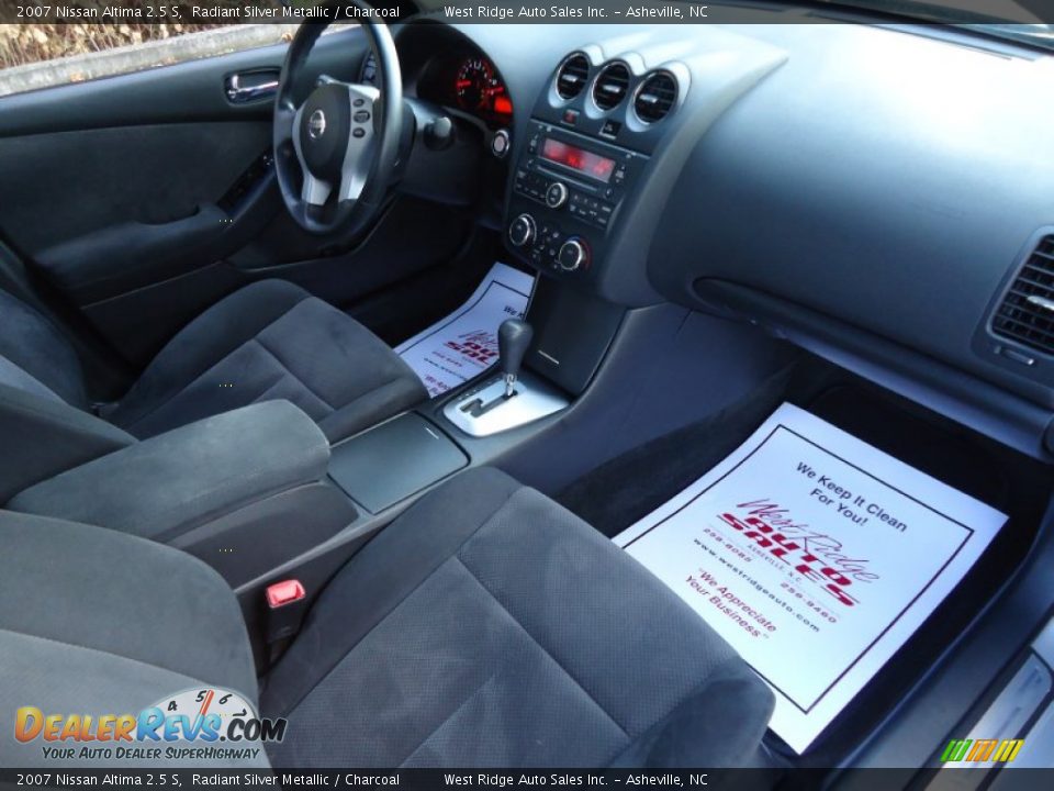 2007 Nissan Altima 2.5 S Radiant Silver Metallic / Charcoal Photo #14