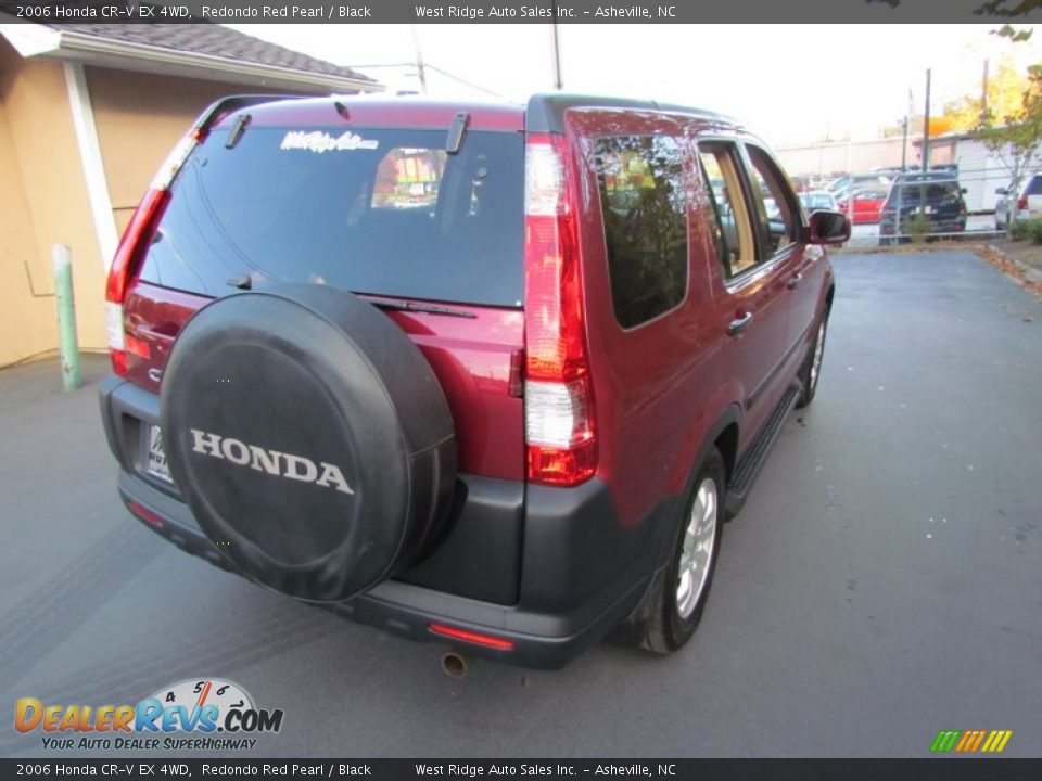 2006 Honda CR-V EX 4WD Redondo Red Pearl / Black Photo #5