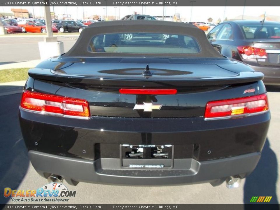 2014 Chevrolet Camaro LT/RS Convertible Black / Black Photo #3