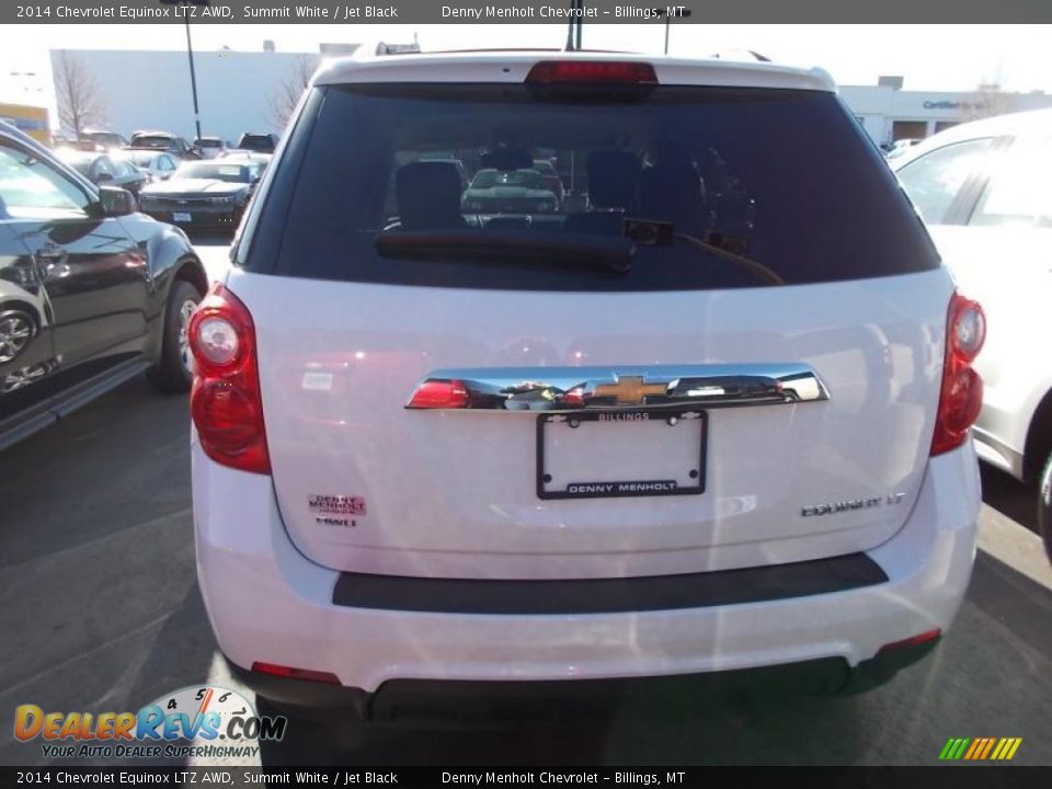 2014 Chevrolet Equinox LTZ AWD Summit White / Jet Black Photo #3