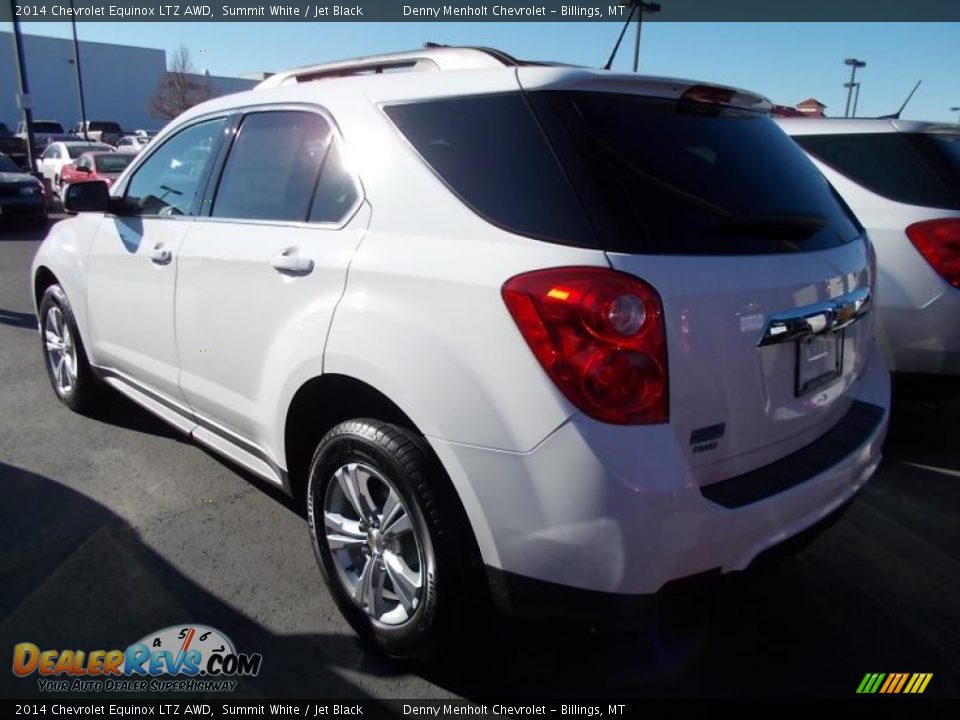 2014 Chevrolet Equinox LTZ AWD Summit White / Jet Black Photo #4