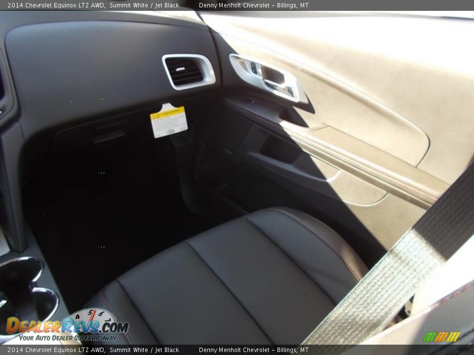 2014 Chevrolet Equinox LTZ AWD Summit White / Jet Black Photo #12