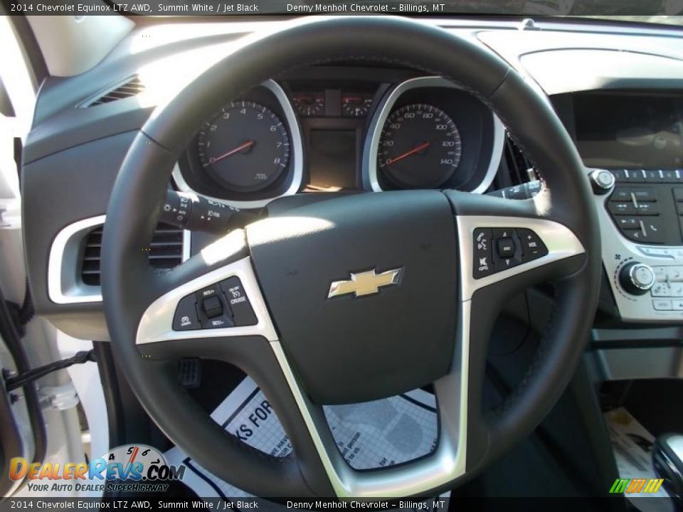 2014 Chevrolet Equinox LTZ AWD Summit White / Jet Black Photo #19