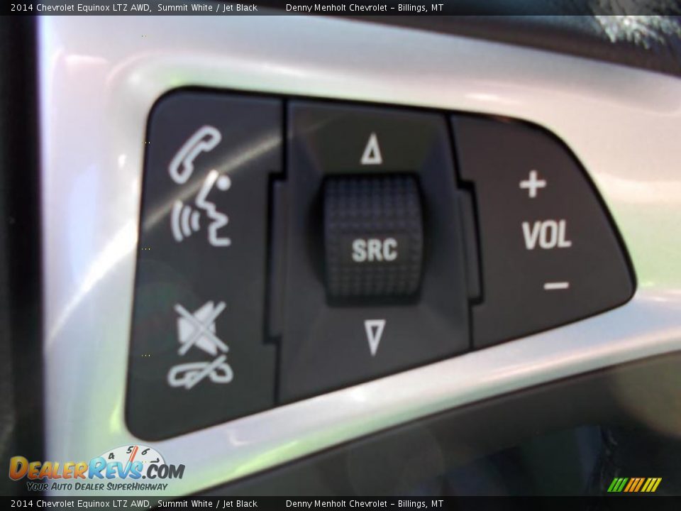 2014 Chevrolet Equinox LTZ AWD Summit White / Jet Black Photo #21