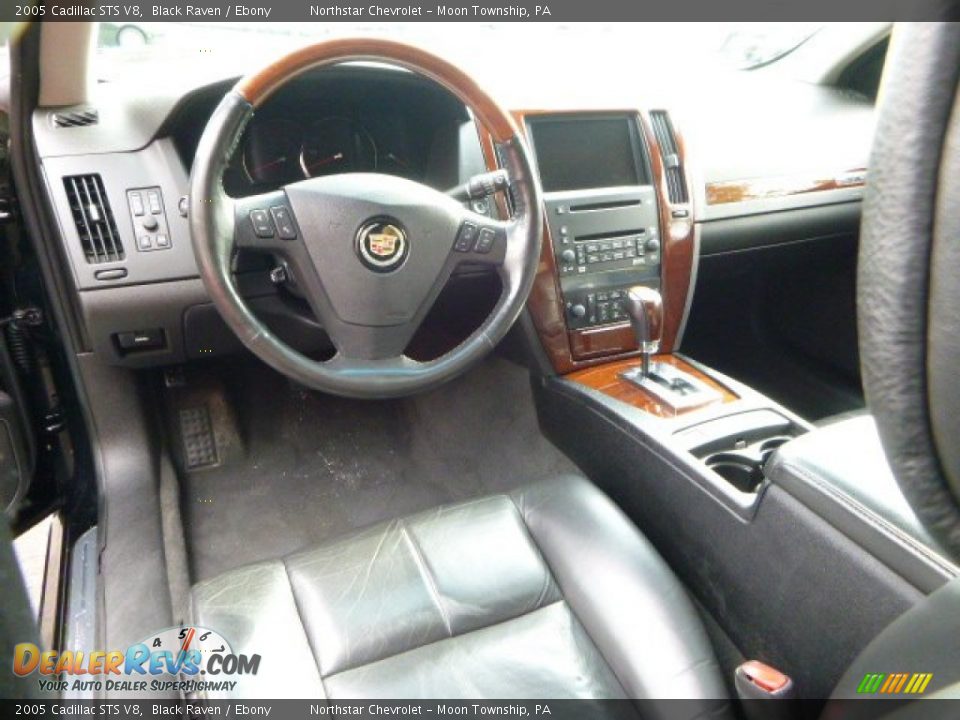 2005 Cadillac STS V8 Black Raven / Ebony Photo #10