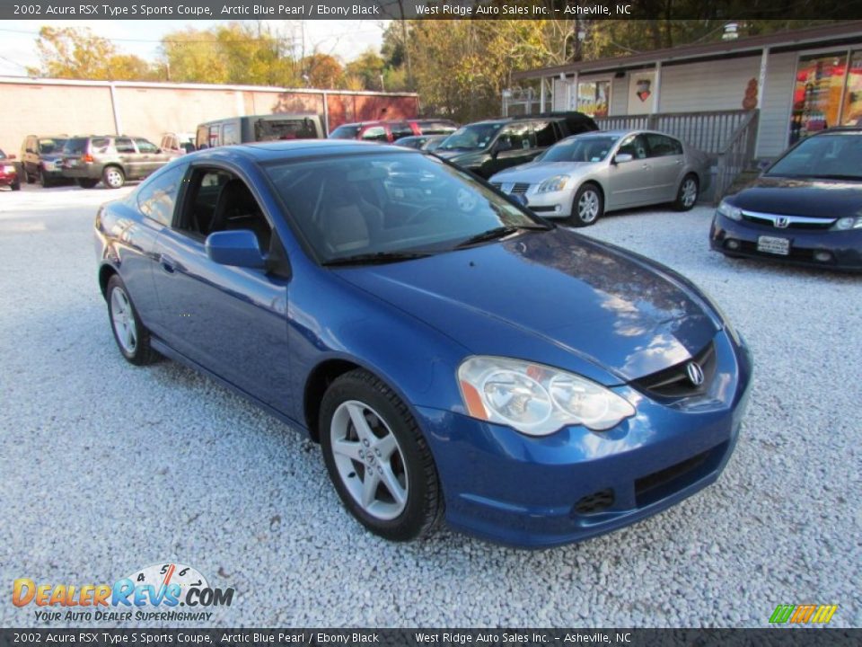 2002 Acura RSX Type S Sports Coupe Arctic Blue Pearl / Ebony Black Photo #1