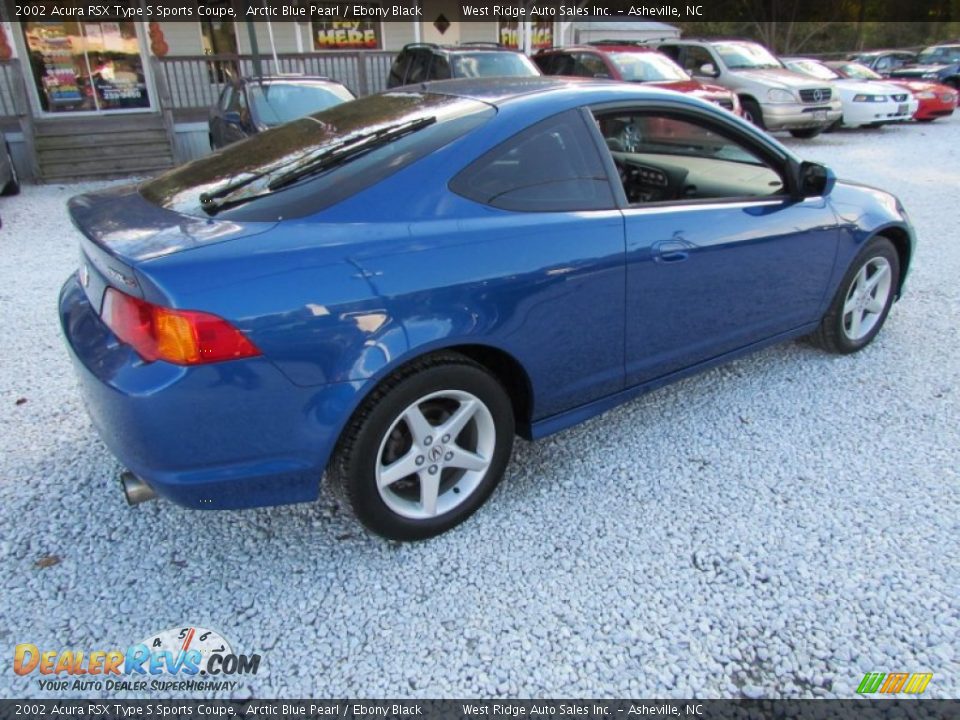 2002 Acura RSX Type S Sports Coupe Arctic Blue Pearl / Ebony Black Photo #4