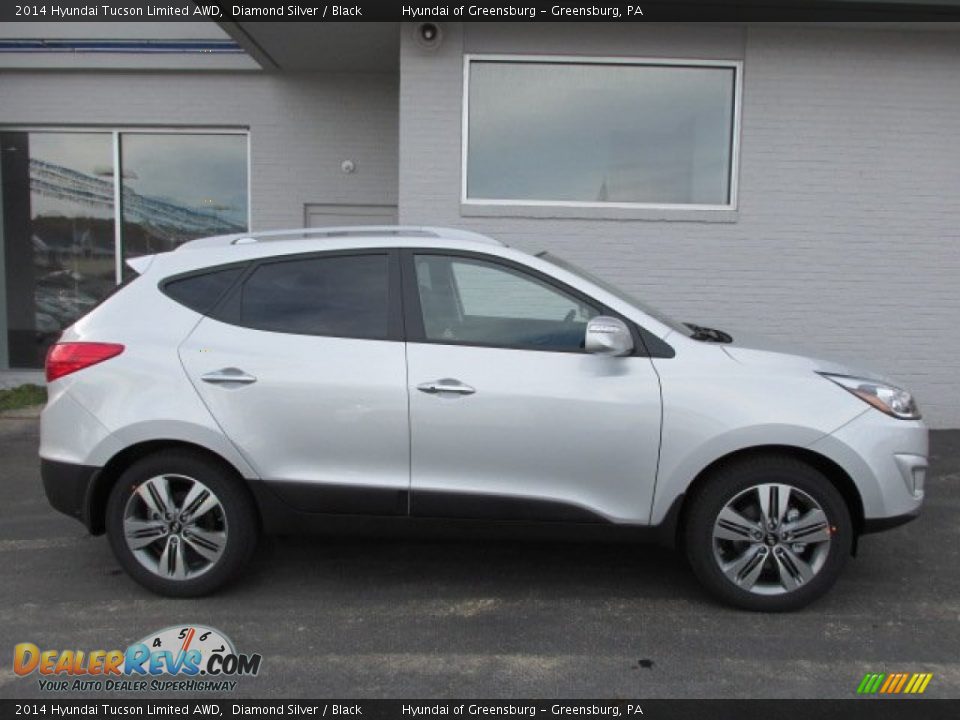 Diamond Silver 2014 Hyundai Tucson Limited AWD Photo #2