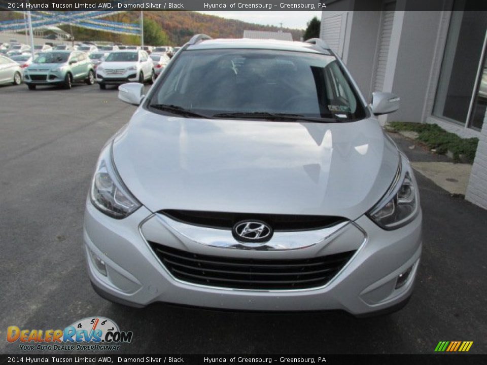 2014 Hyundai Tucson Limited AWD Diamond Silver / Black Photo #4