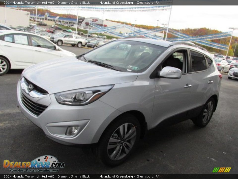 2014 Hyundai Tucson Limited AWD Diamond Silver / Black Photo #5