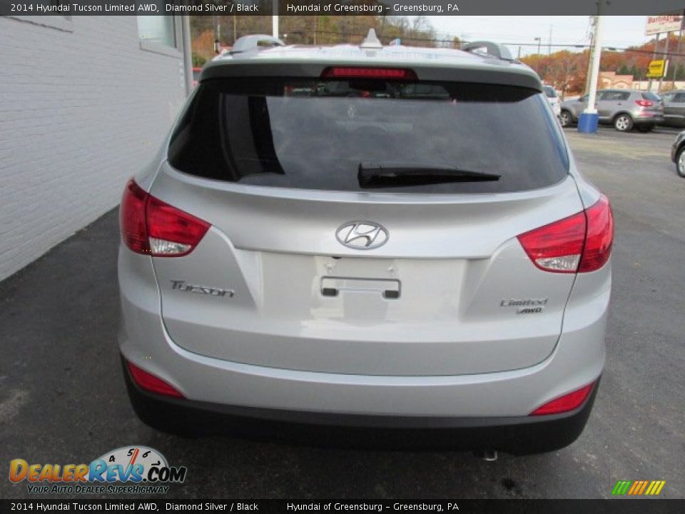 2014 Hyundai Tucson Limited AWD Diamond Silver / Black Photo #6