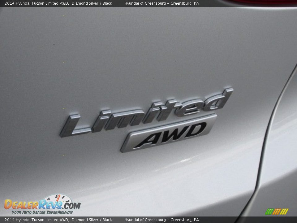 2014 Hyundai Tucson Limited AWD Diamond Silver / Black Photo #7