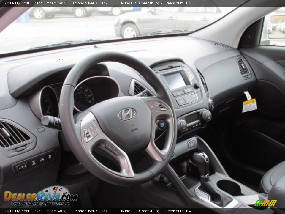 2014 Hyundai Tucson Limited AWD Diamond Silver / Black Photo #8